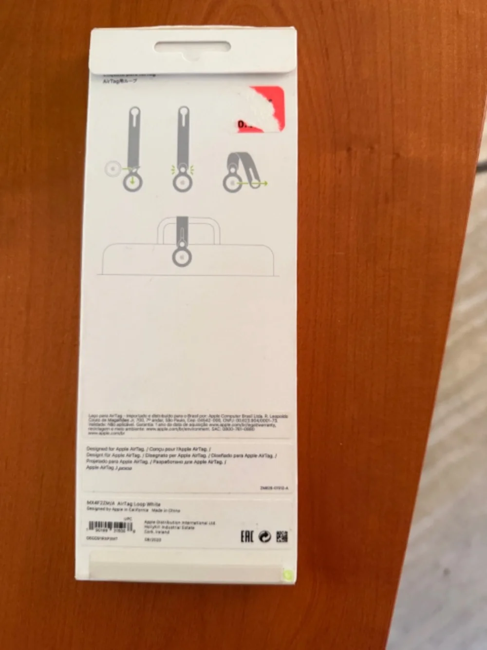 Apple Air Tag Loop (white)